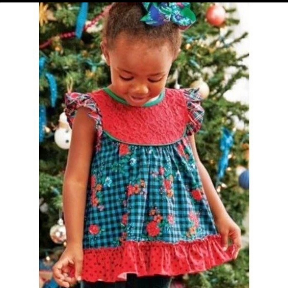 Matilda Jane top red floral sz 2